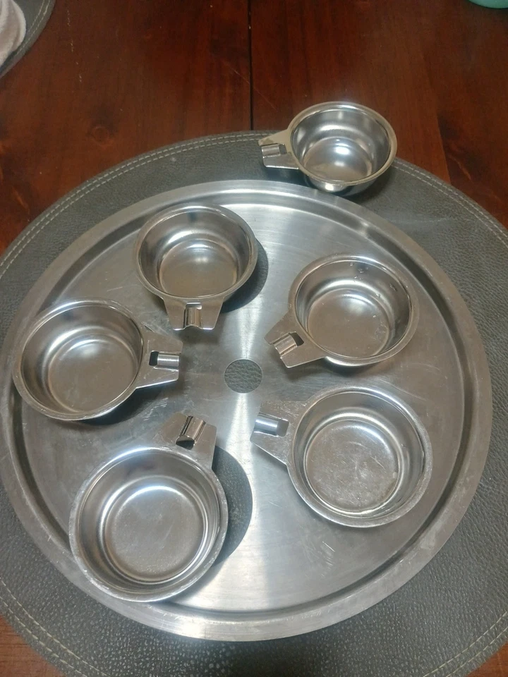 Egg Poacher 11" Insert Stainless Steel with 6 inserts - Image 3 of 4
