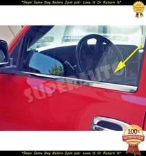 Stainless Polished Chrome Window Sill Kit For 99-06 GMC Trucks Suvs Sierra Yukon