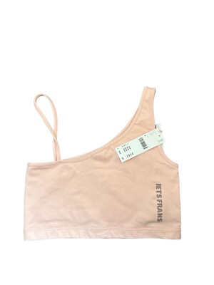 Iets Frans rosa kurzes Oberteil neu mit Etikett Größe M 10 12 UVP £29 Urban Outfitters