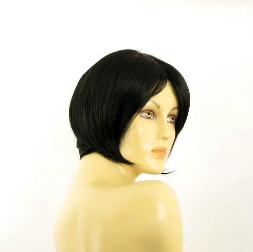 short wig woman smooth black ref BLANDINE 1b - Imagen 8 de 9