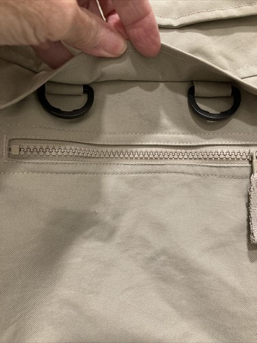 GAP Industrial Standard Size XX Large Tan Zip Front Vest w/ Bag - Picture 3 of 12