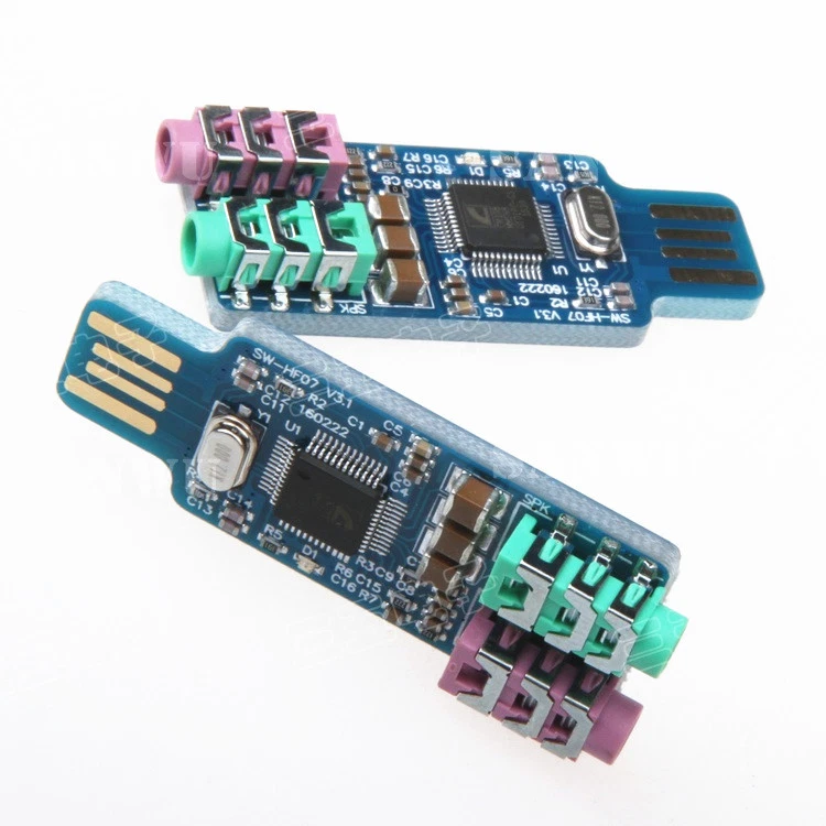 CM108 USB Drive Free USB Sound Card Laptop Computer External Sound Card Module U