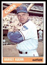1966 Topps #372 Harvey Kuenn  Chicago Cubs EX-EXMINT