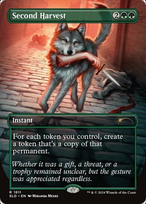 [1x] Second Harvest (1611) Near Mint, English Secret Lair MTG Magic