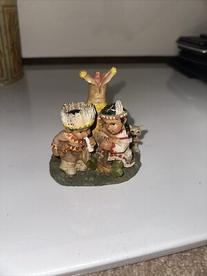 Vintage Indianer Indianer Kinder Figur