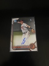 2022 Bowman Chrome Greg Cullen 1st Prospect Auto Autograph #CPA-GC Orioles