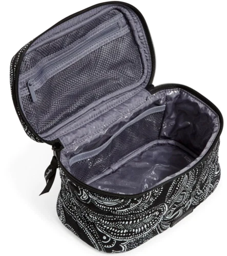 Vera bradley hotsell black makeup bag