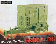 Wasteland Beat Up Towed Generator - 32mm - Post-Apocalyptic - EC3D Designs