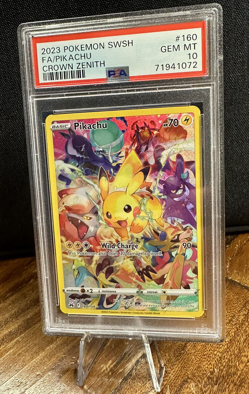 Pokemon - Pikachu 160/159 - Crown Zenith - Secret Rare Card