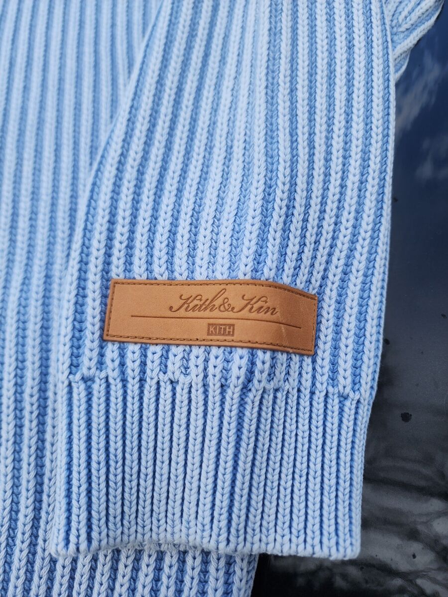 Kith Garment Dyed Meyer Knit Crewneck in Woven Colorway Kith Garment Dyed Meyer Knit Crewneck in Woven Colorway