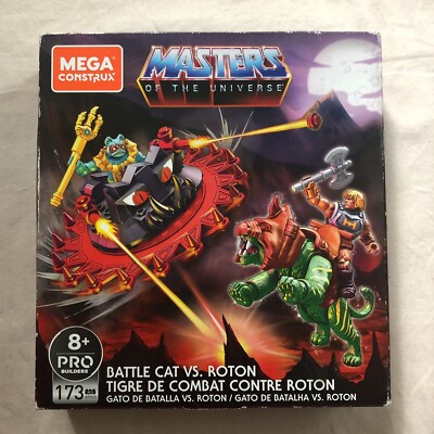 Mega Construx Masters Of The Universe Battle Cat vs Roton He-Man 173 Pcs New