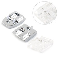 Invisible Concealed Narrow Zipper Foot For Snap On Low Shank Singer Brother 3Pcs