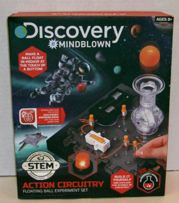 Discovery Mindblown Action Circuitry Floating Ball Experiment Set New