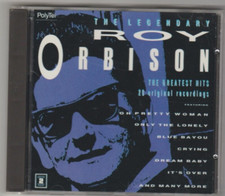 Roy Orbison – The Legendary Roy Orbison CD 1989 Rock Pop - Disc Very Good