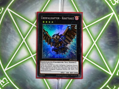 Yu-Gi-Oh! Überfallraptor - Kraftkauz Super Rare OP14-DE008 DE EX OTS Tournament