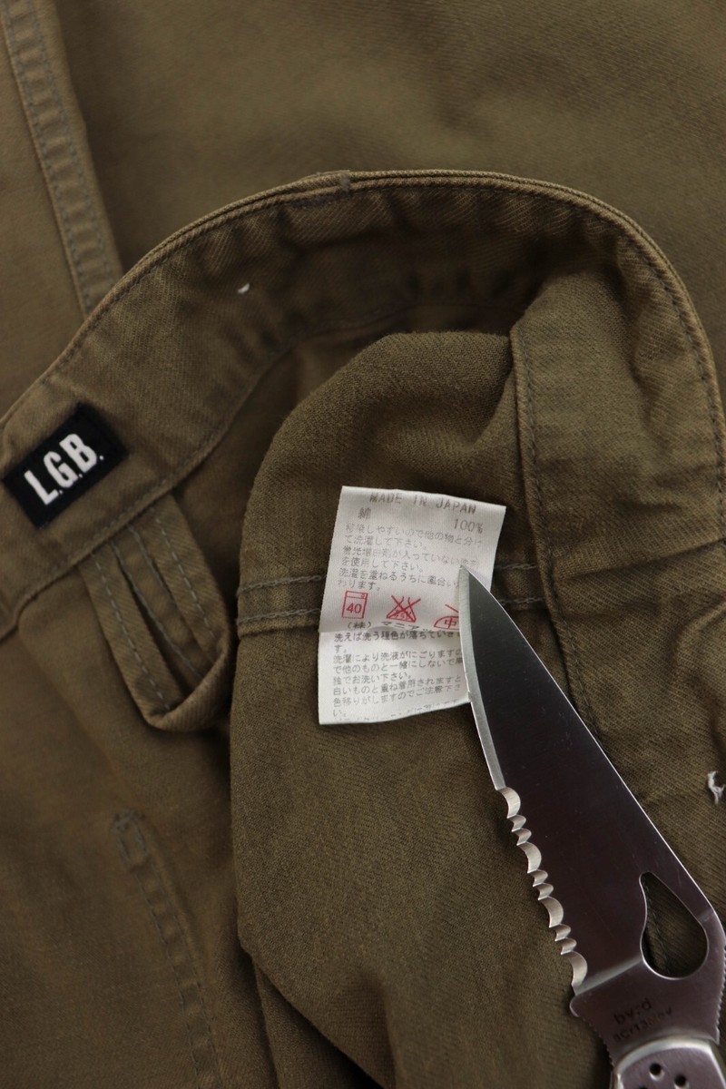 L.G.B. Le Grand Blue Made in Japan Baggy 0761M Back Buckle Khaki