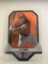 2021 Ben Baller Topps Chrome MIKE TROUT Orange REFRACTOR Diamond Die Cut 24/25