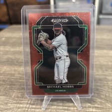 2022 Panini Prizm Draft Picks Red  /99 Michael Hobbs Dodgers