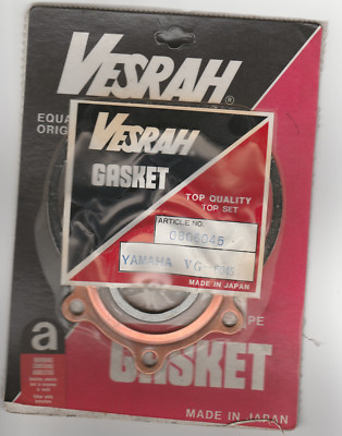 ORIGINAL OE VESRAH TOP END DICHTUNGSSATZ YAMAHA TRIAL TY250 C D 76-80 VG 2045 6045