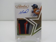 JOSE ALTUVE 2022 FLAWLESS PRIME PATCH AUTOGRAPH AUTO #3/5! ASTROS!!