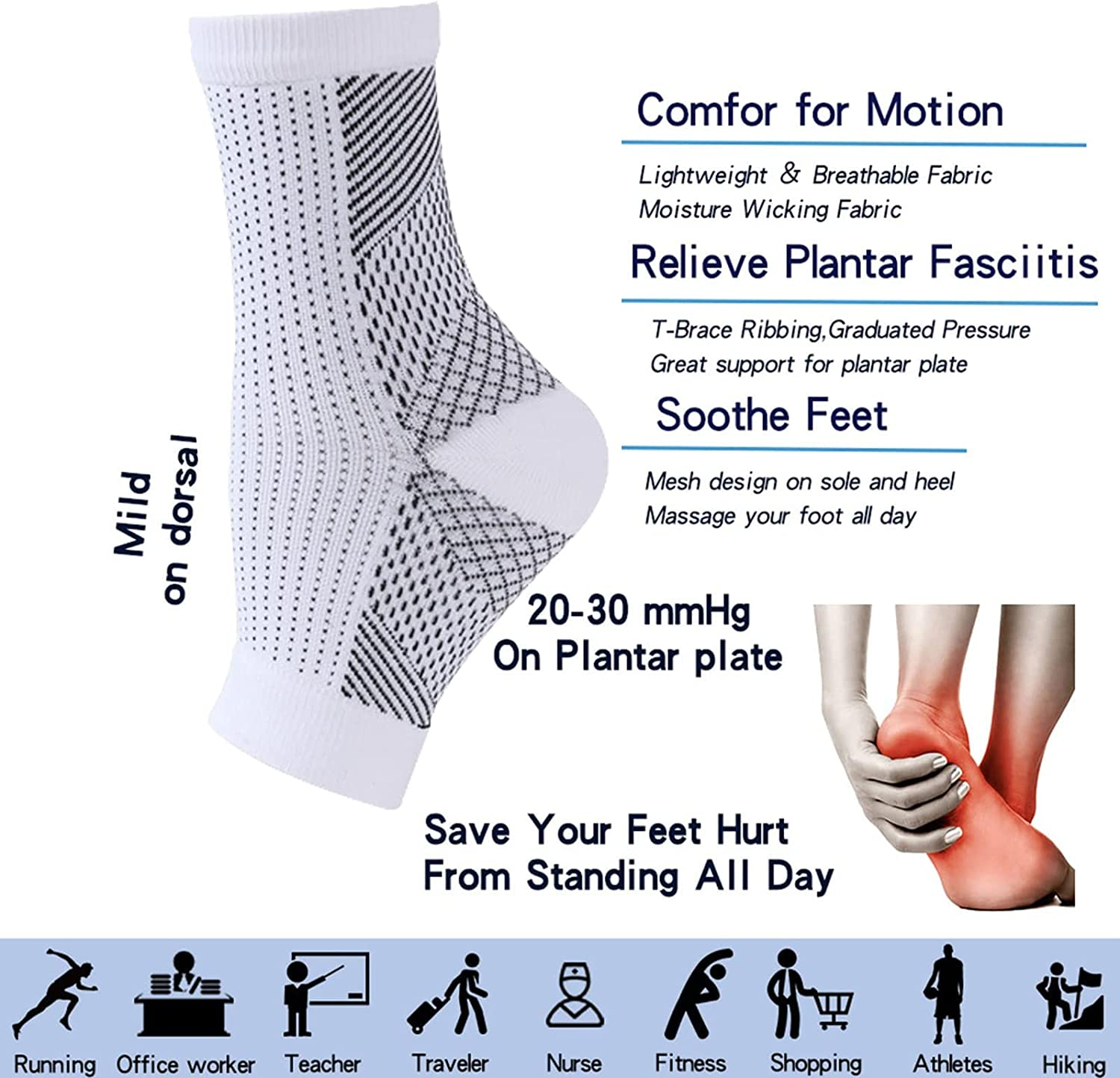 Soothe Pain Relief Socks for Neuropathy Pain, Neuropathy Pain Relief