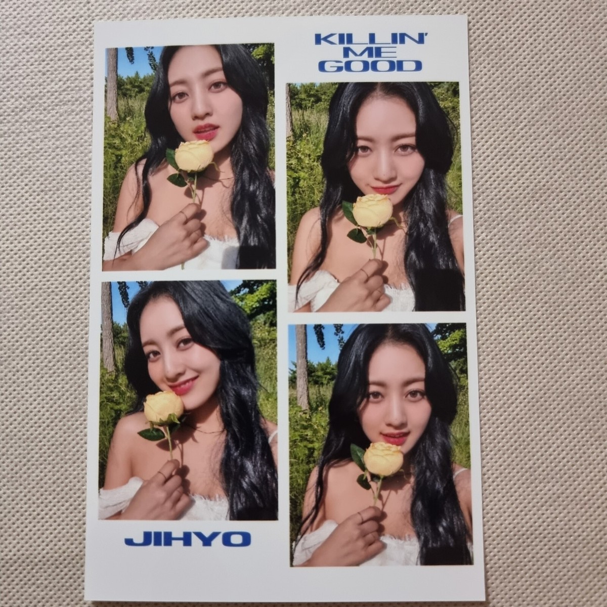 TWICE JIHYO THE 1ST MINI ALBUM EVERLINE POB BENEFIT PHOTOCARD