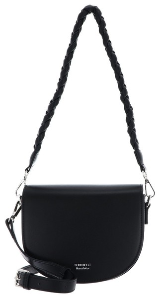 Seidenfelt Manufaktur Melbu Saddle Bag UmhäNgetasche Tasche Black Schwarz-image