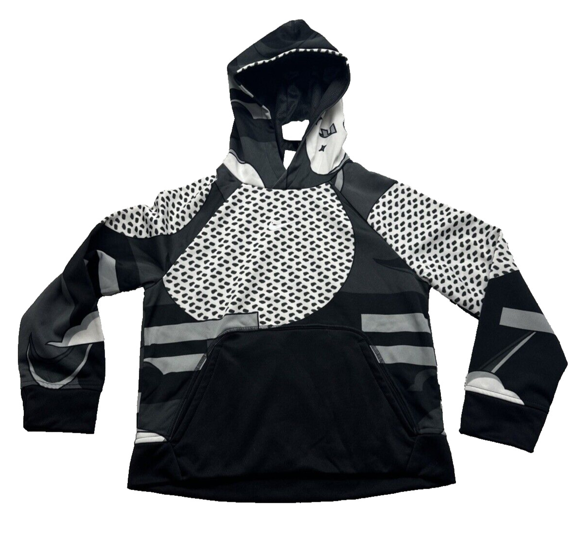 RARE DESIGN New Nike Boys Small Therma-FIT Printed Training Black/White NWT
