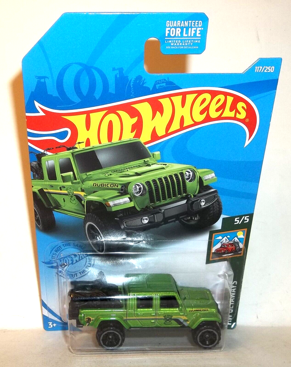 2021 HOT WHEELS 1:64 HW GETAWAYS 5/5 GREEN '20 JEEP GLADIATOR HW