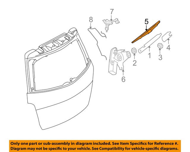 Mercedes Benz 1178200045 Genuine Oem Wiper Blade