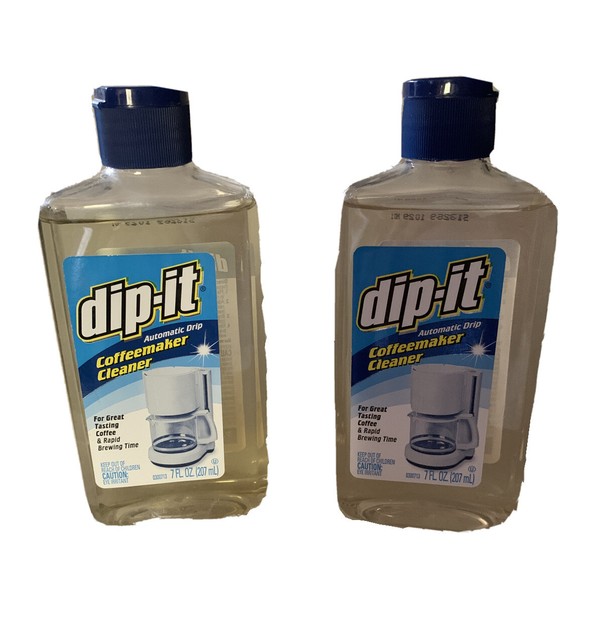 (2) DIPIT Coffee Pot Destainer 7 fl oz New Cookware