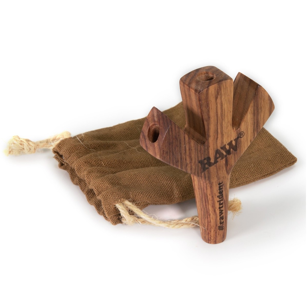 triple cigarette holder RAW Trident Wooden - 1 HOLDER - Cigarette Triple Holder Smoke Three 3 At  Once