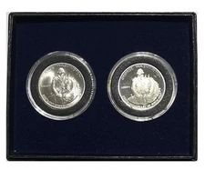 GEM BU & PROOF 1982-D & 1982-S George Washington Silver Half Dollar - 2 Coin Lot