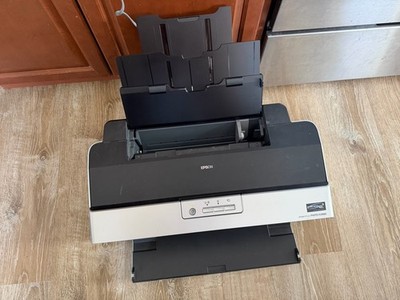 Epson Stylus Photo R2880 Wide Photo Printer Powers On UNTESTED For Parts (AS IS)