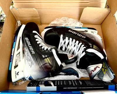 BAUER HYPERLITE 2 SENIOR SKATES - SIZE 8 FIT 3 - FLY X STEEL - NEW IN BOX