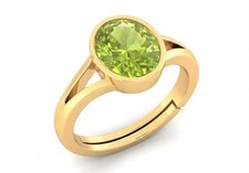 5.25 Carat Peridot Gemstone Handmade Punchdha...