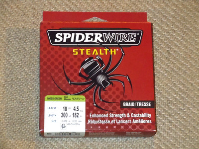 Spiderwire Stealth Braided  10lb  200yd  ~ Moss Green ~ SCS10G-200