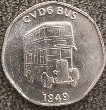 20 Pence - National Transport Token CVD6 Bus 1949 🇬🇧 UNITED KINGDOM 