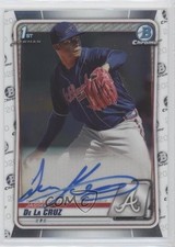 2020 Bowman Chrome Prospects Auto Jasseel De La Cruz #CPA-JDC Auto fm0