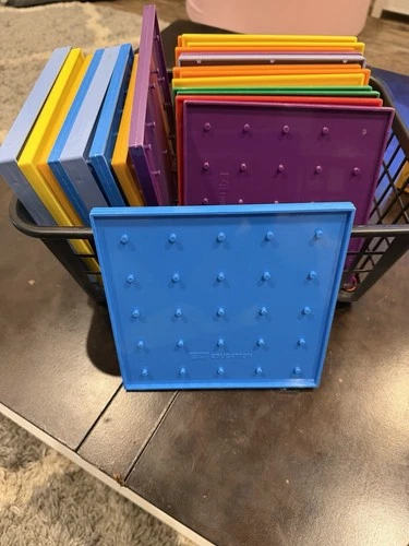 EAI Educational Peg Board with Colorful Set of 23