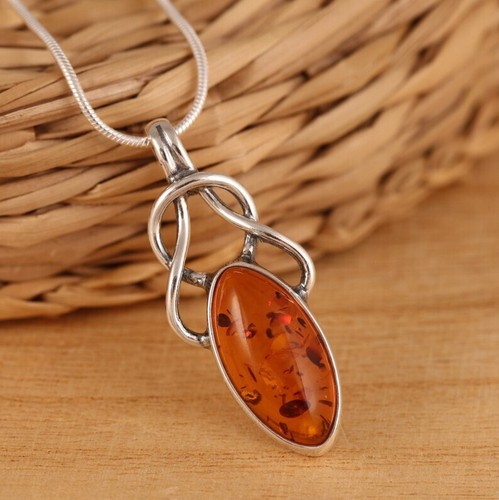 Anello Unico Esclusivo In Argento Sterling 925 E Ambra Baltica Cognac