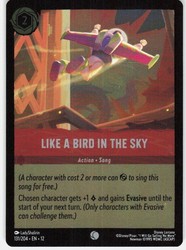 Like A Bird In the Sky 131/204 Wilds Unknown Cold Foil