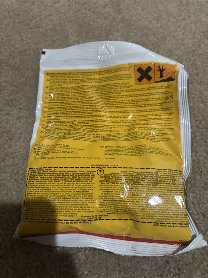 Kodak Dektol Paper Developer 1 Gallon Mix 适用于黑白摄影 — 第 2/2 张图片