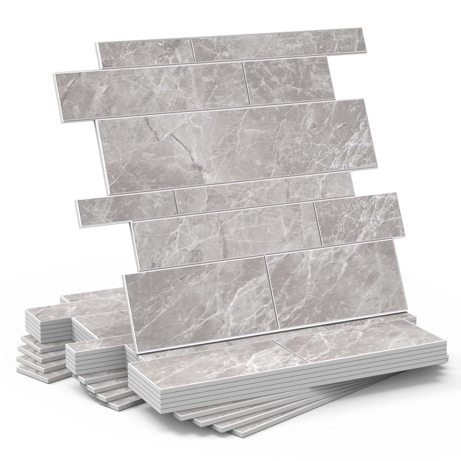 Peel and Stick Subway Tile Backsplash - Self-Adhesive Wall Tiles for Easy Installation