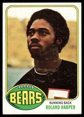 1976 Topps Roland Harper Rookie Chicago Bears #229