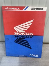Shop Manual HONDA CG125 lingua inglese 1997