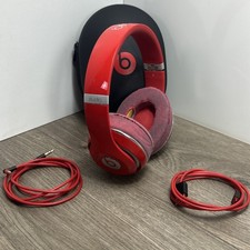 Beats Dr. Dre Studio 3 Headband Wireless Headphones Red BLUETOOTH DOESNT CONNECT