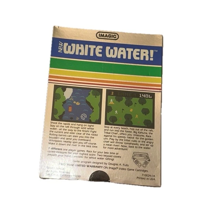 White Water Game Cartridge 1983 Intellivision Imagic New NIB - Image 2 of 4