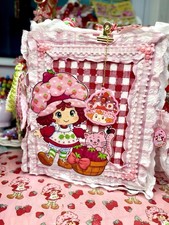 Luxury Handmade Junk Journal –Custom Strawberry Shortcake Inspired | Art Journal