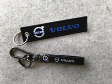 Portachiavi Volvo Nylon o Pelle | Accessori Auto | Regalo | Nero